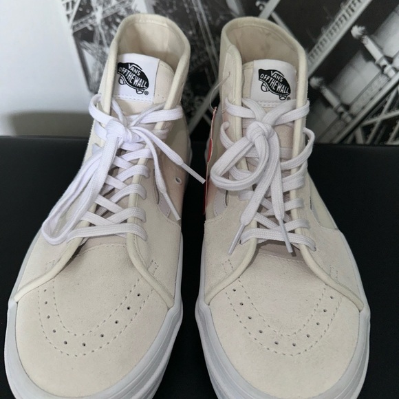 Size 8.5M 10W Van's Off the Wall Pro Classic 721454 Skateboard Shoes White NWT - Picture 3 of 8